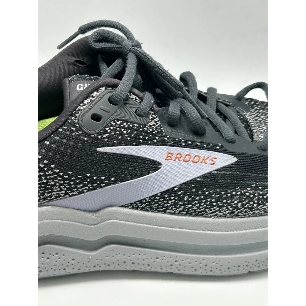 Brooks Ghost Max 2 Running Shoes Womens 7.5 Wide D Black Grey Cushion
